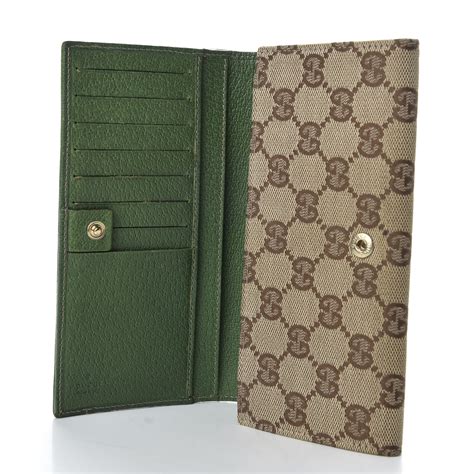 green wallet gucci|green gucci wallet with zipper.